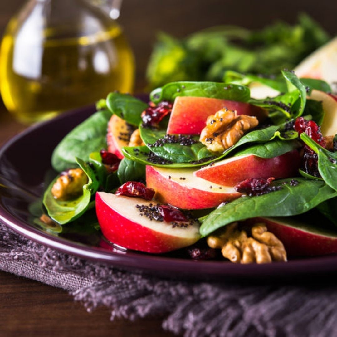 Fall Flavored Apple and Walnut Salad