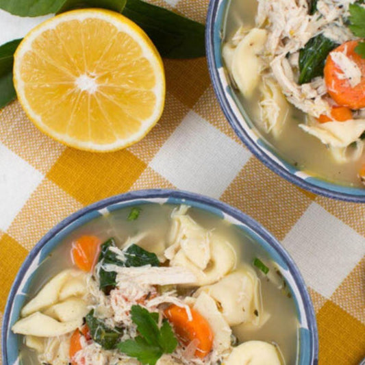 Chicken, Tortellini with Basil Olive Oil | The Little Shop of Olive Oils