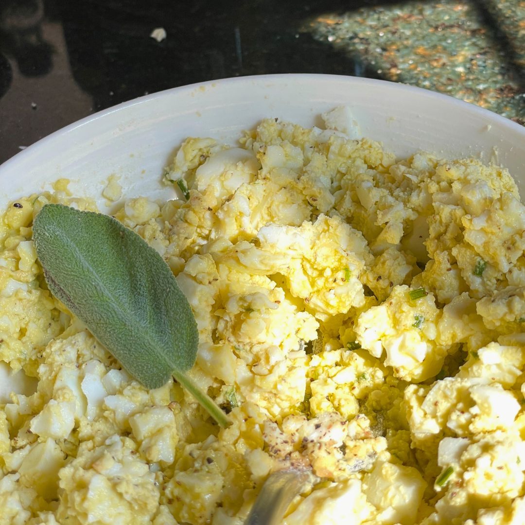Egg Salad no Mayo Recipe at The Little Shop of Olive Oils