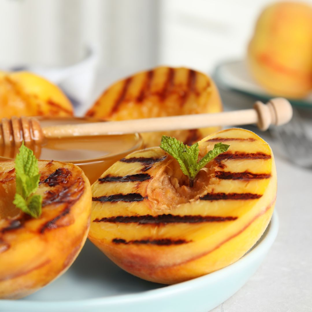 Grilled Peach Recipe at The Little Shop of Olive Oils