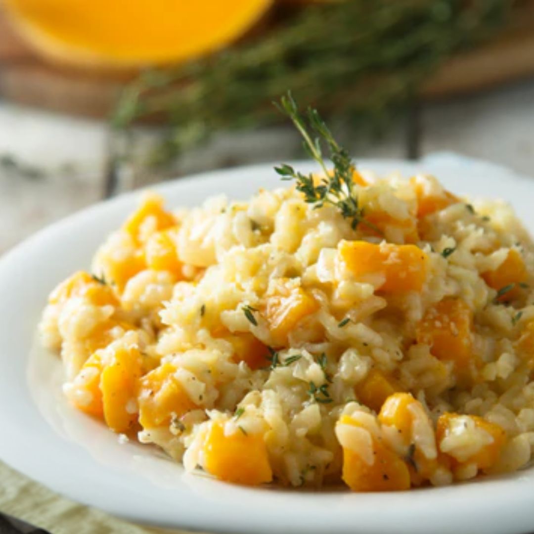 Pumpkin Risotto-The Little Shop of Olive Oils