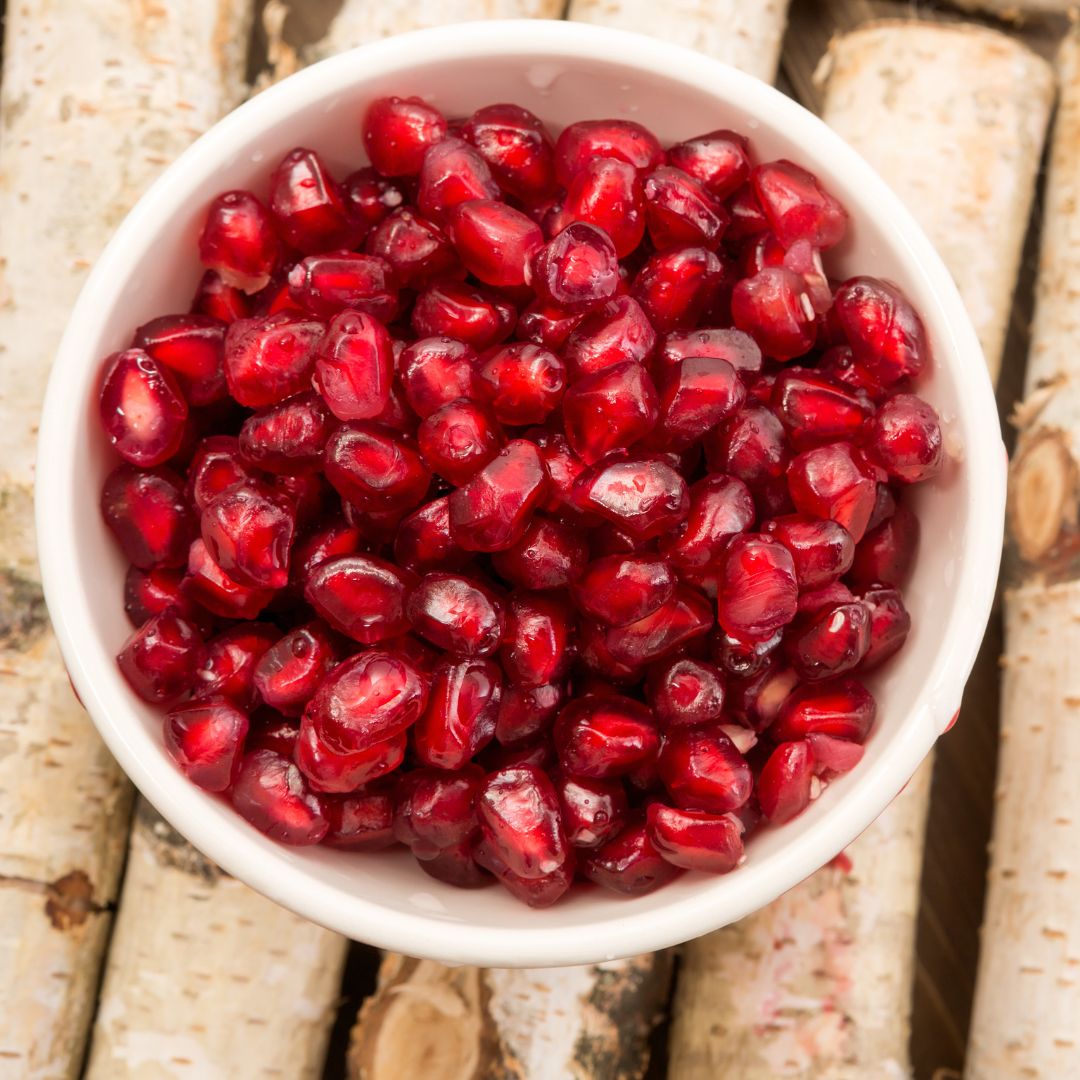 Fresh Pomegranate Arils at The Little Shop of Olive Oils