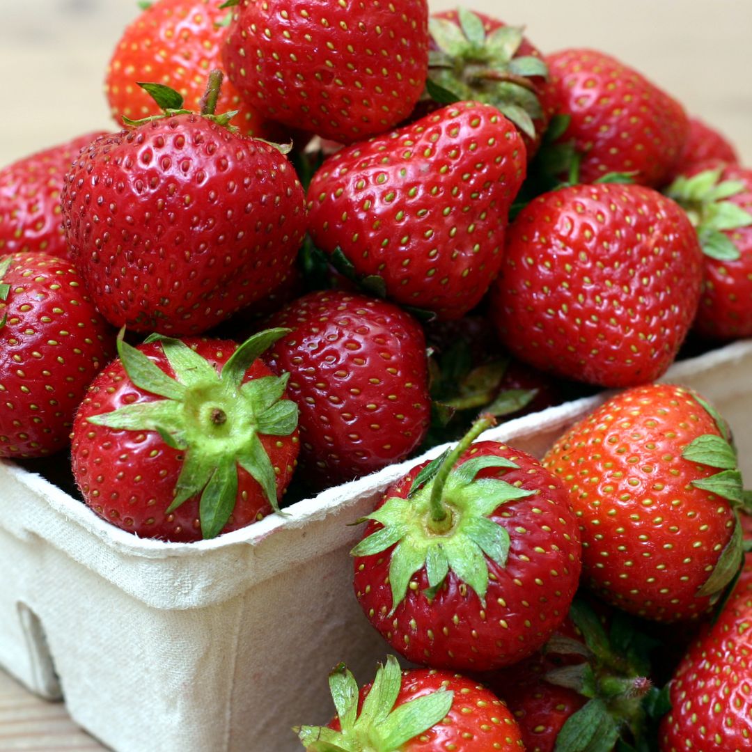 Fresh Strawberries at The Little Shop of Olive Oils